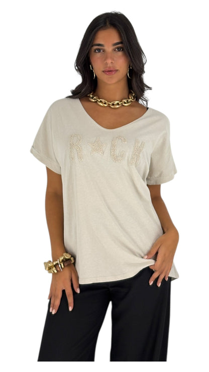 Rock Beige T-shirt