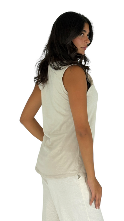 Fadia Beige Top