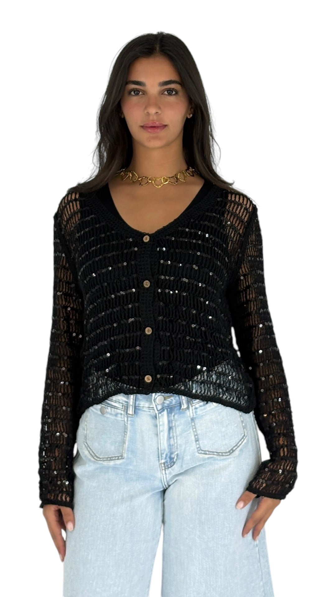 Larin Black Cardigan