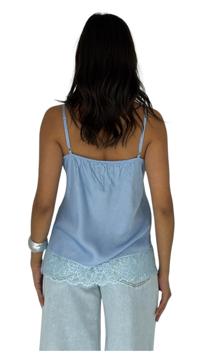 Gaelle Blue Camisole