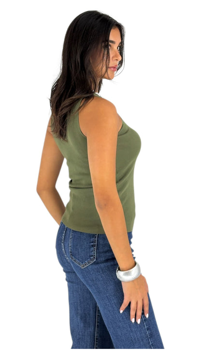 Daydra Olive Green Top