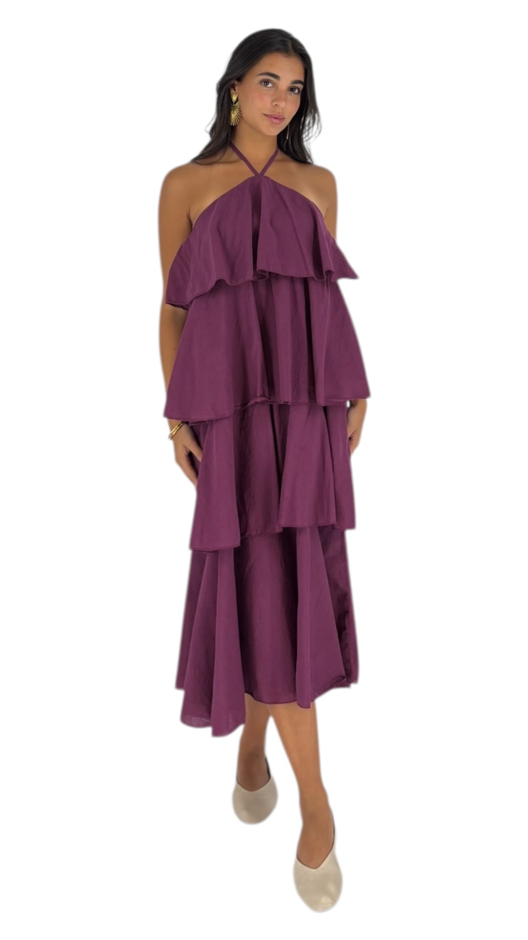Musana Dark Purple Dress