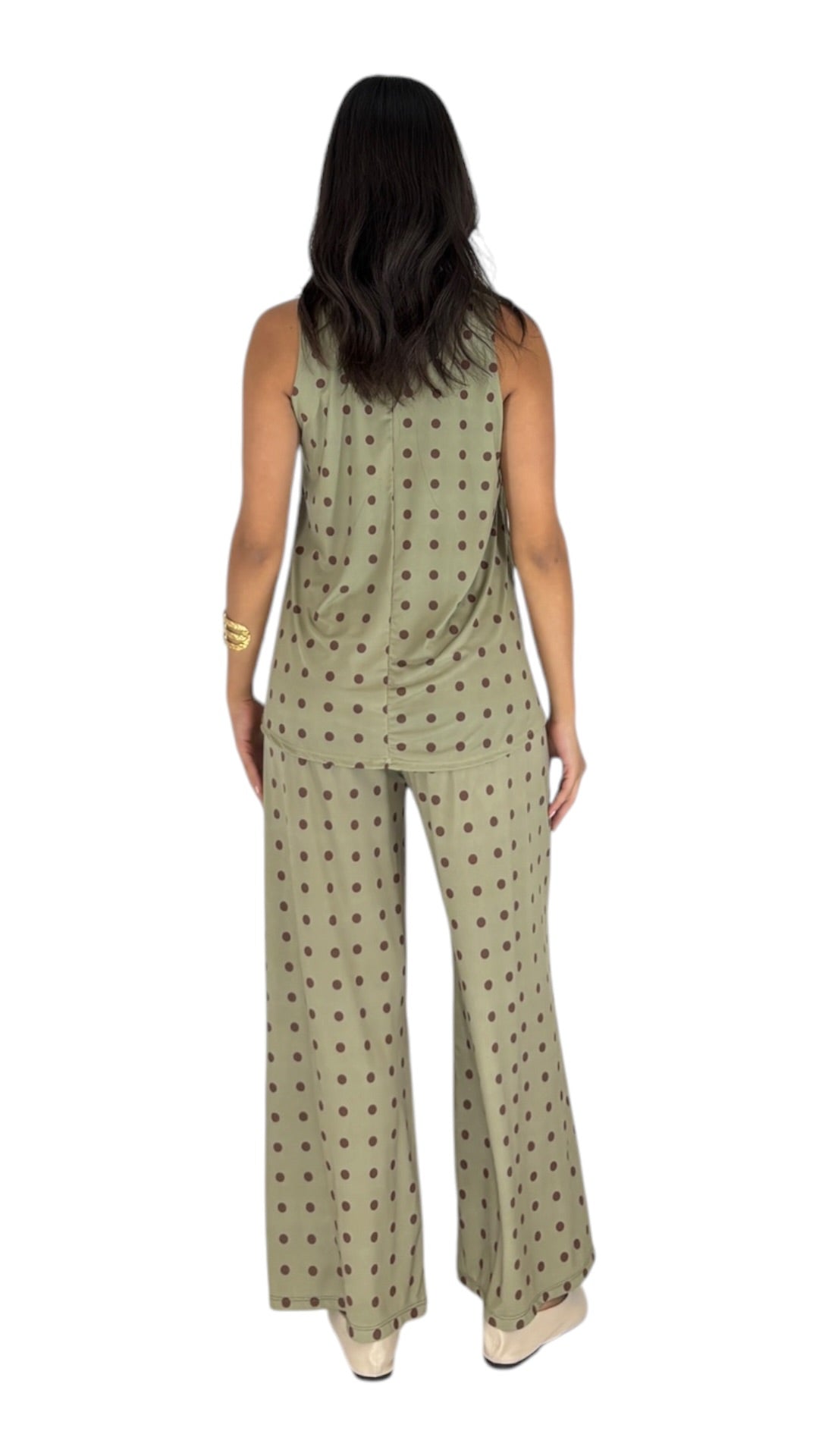 Twyla Kaki/Brown Set