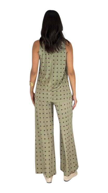 Twyla Kaki/Brown Set