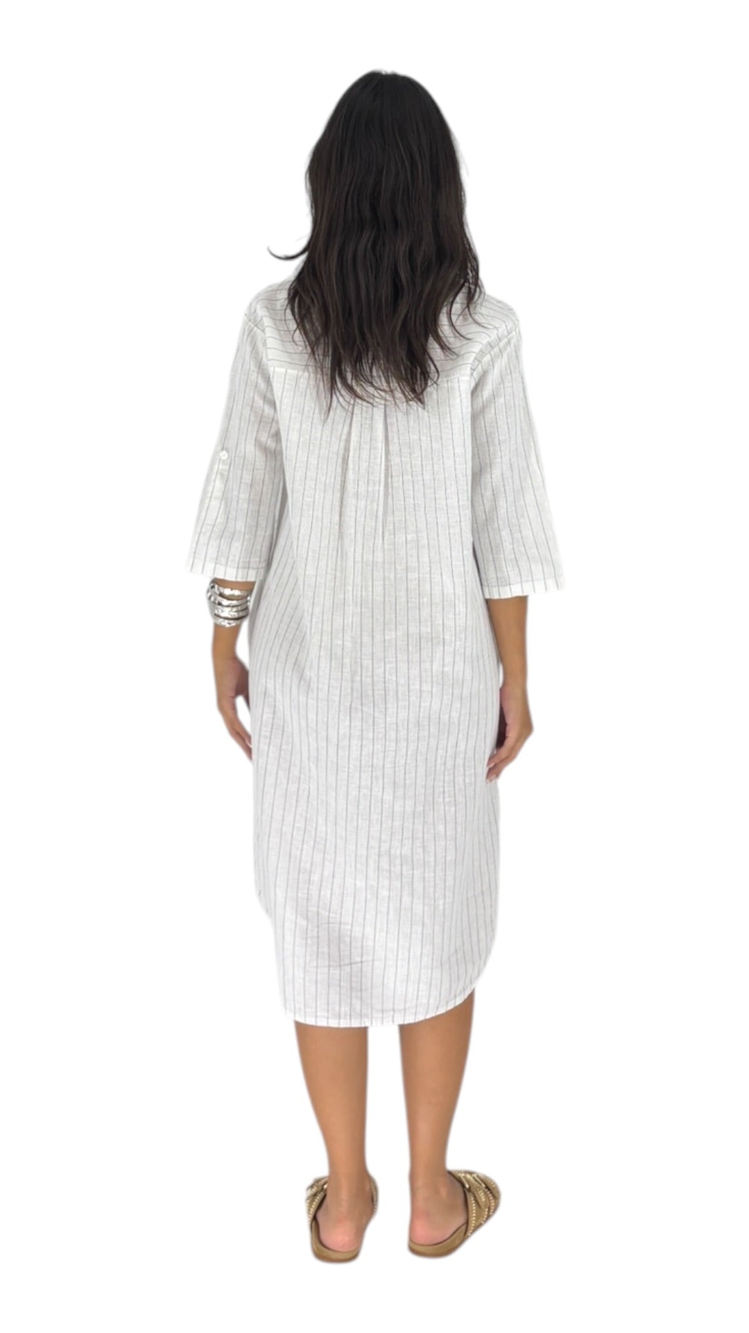 Sanji White Shirt Dress