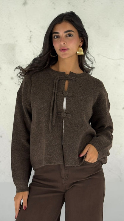 Mars Toggle-Button Cardigan