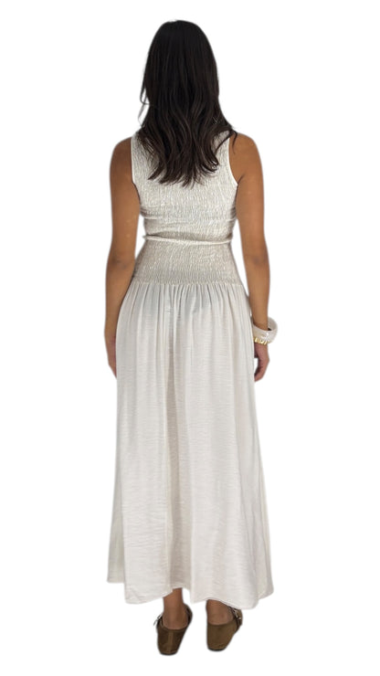 Liza Cream Dress