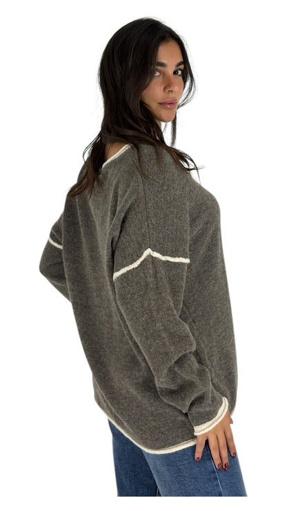 Baida Taupe Sweater