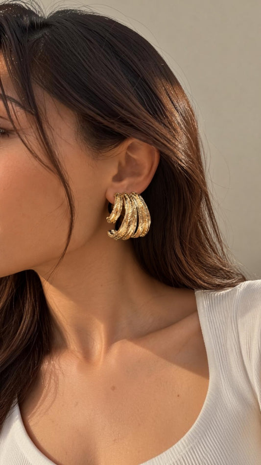 Fabula gold earring