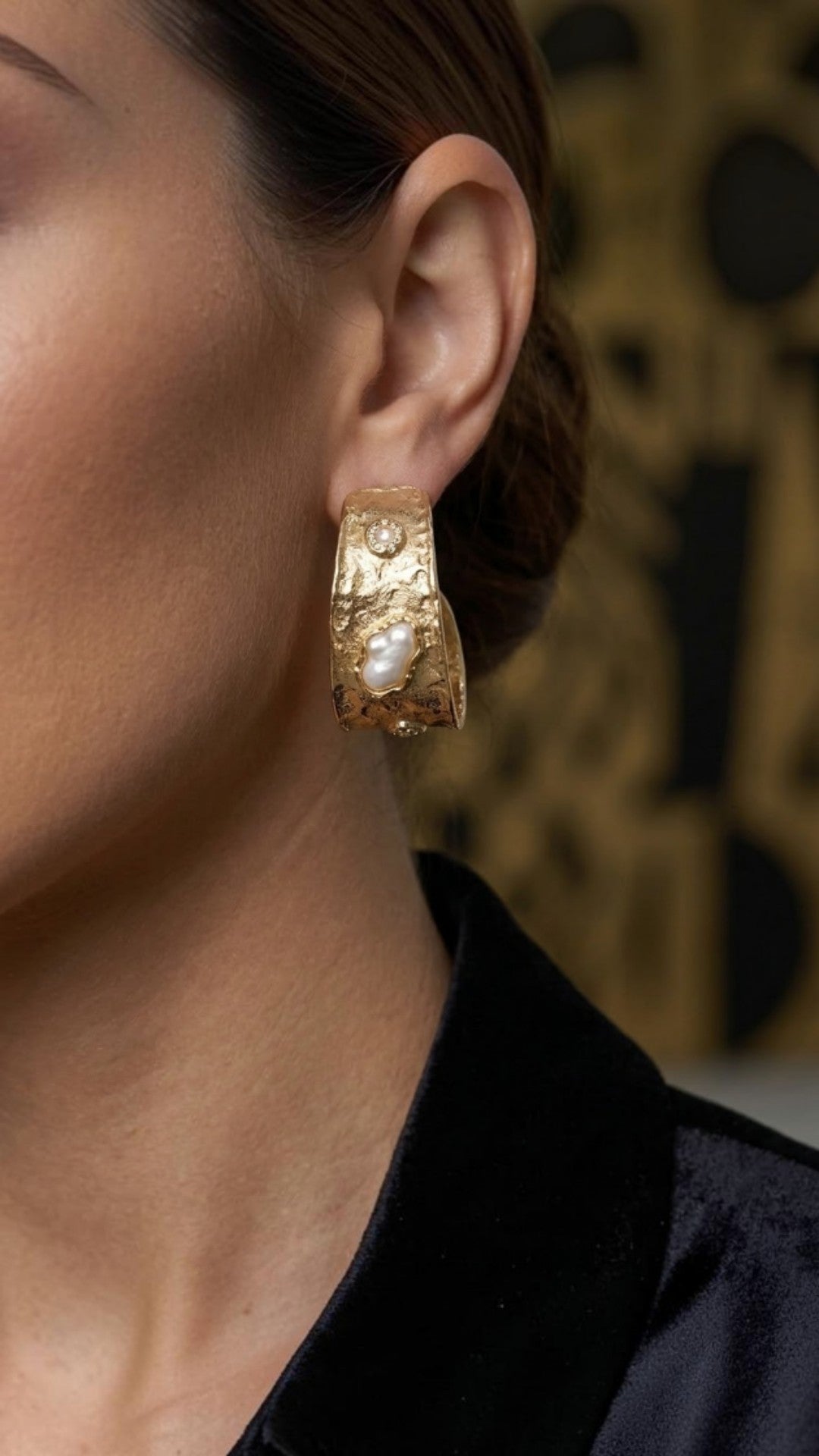 Liam gold earring