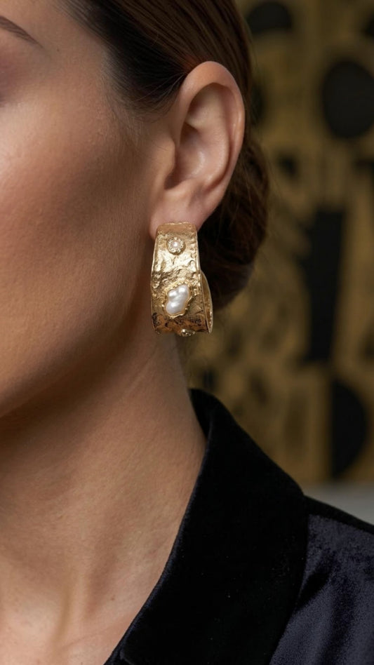 Liam gold earring
