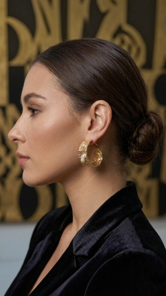 Liam gold earring