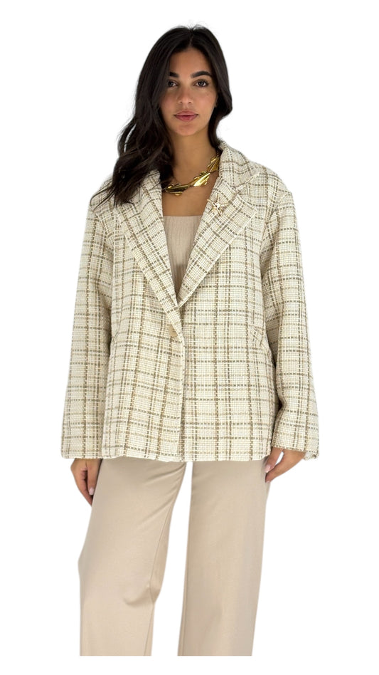 Apoline Beige Blazer