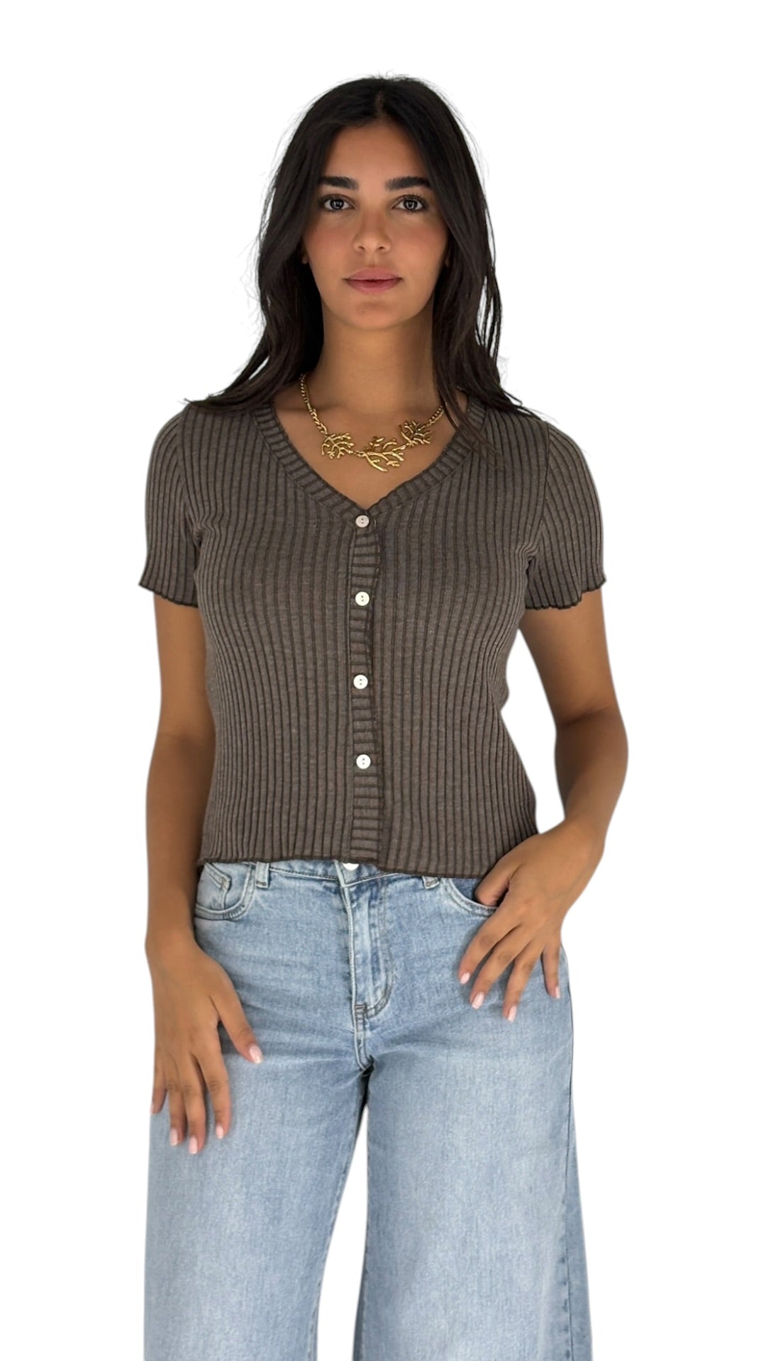 Pluto Brown Top