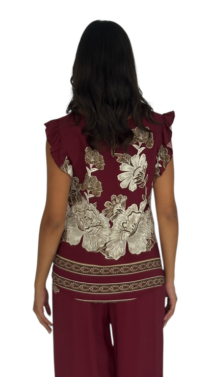 Amani Burgundy Top