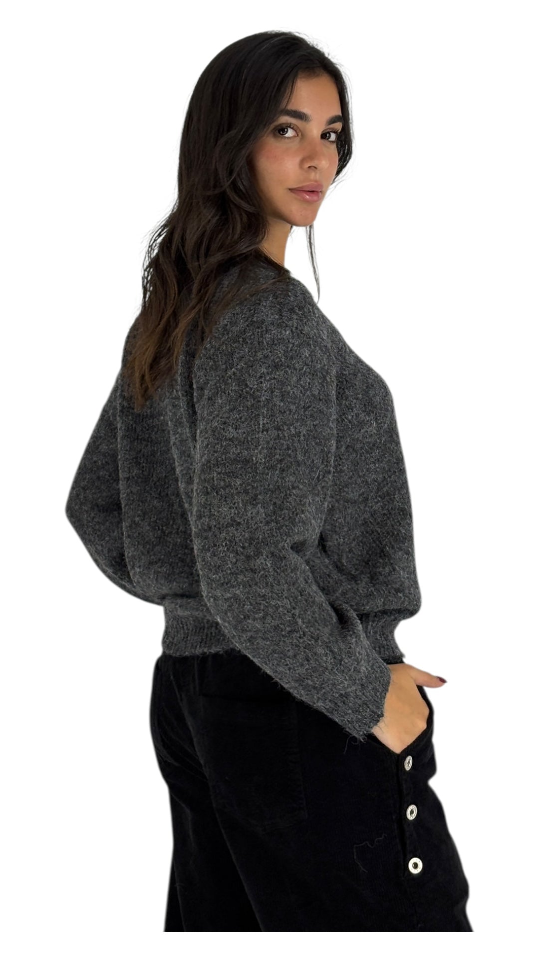 Tauri Charcoal Sweater