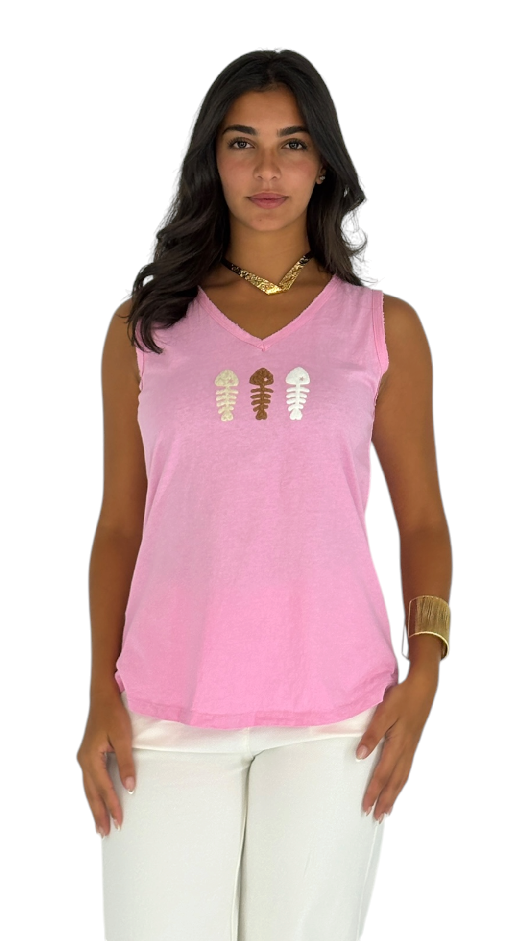 Fadia Pink Top