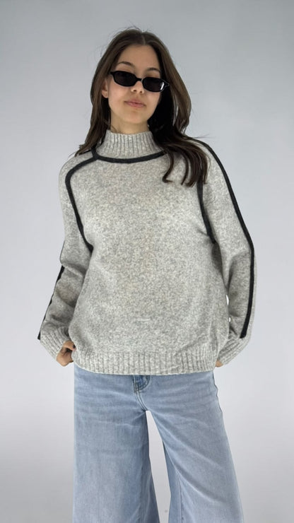 Naira High Neck Sweater