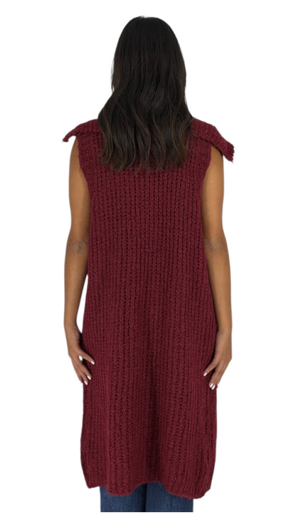 Maisa Burgundy Vest