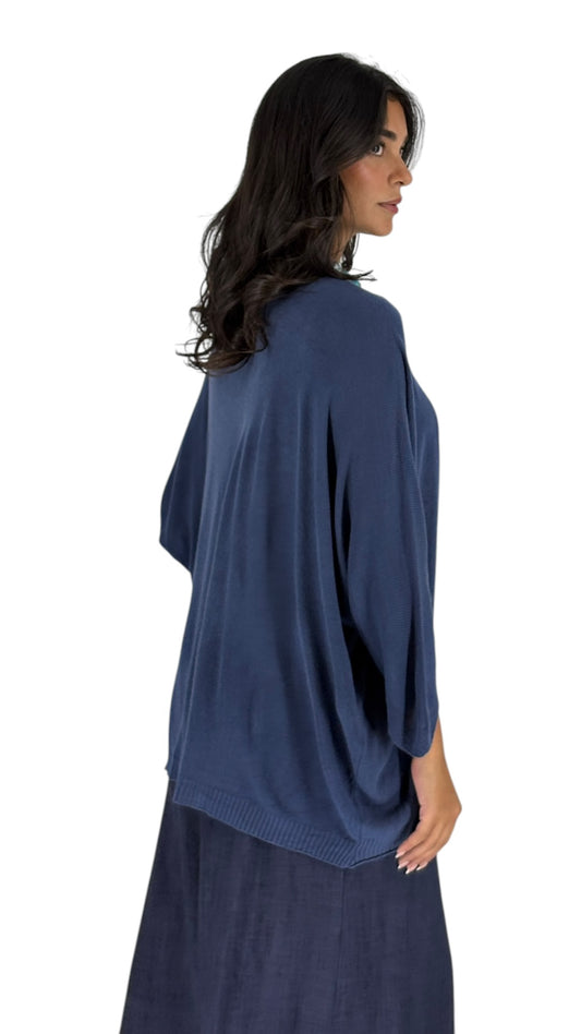 Komal Navy Cardigan