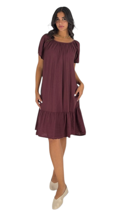 Ram Maroon Dress
