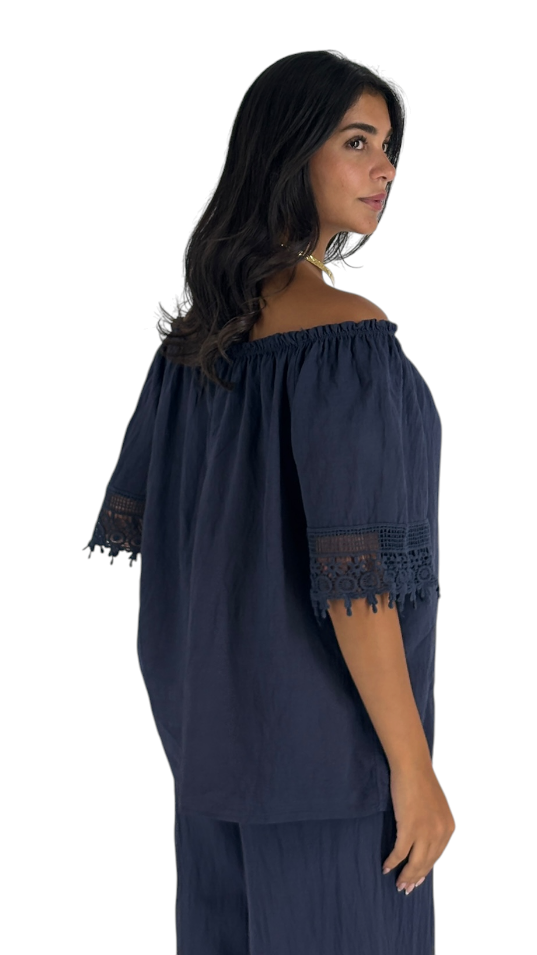 Liz Navy Top