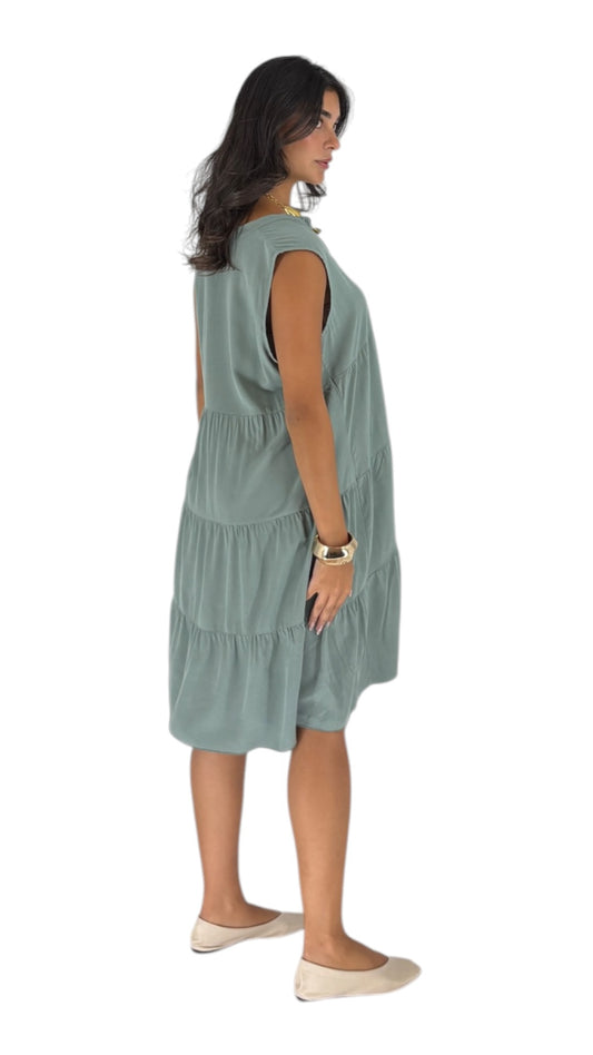 Shoq Kaki Dress