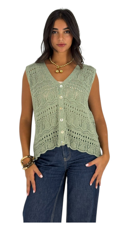 Loura Kaki Vest