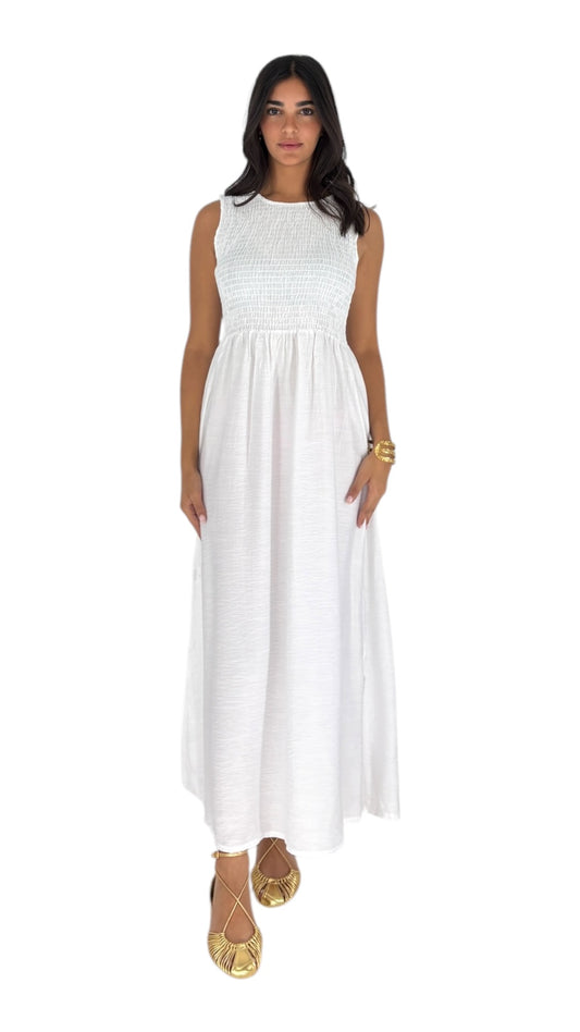 Leland White Dress