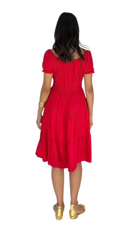 Ezia Red Dress