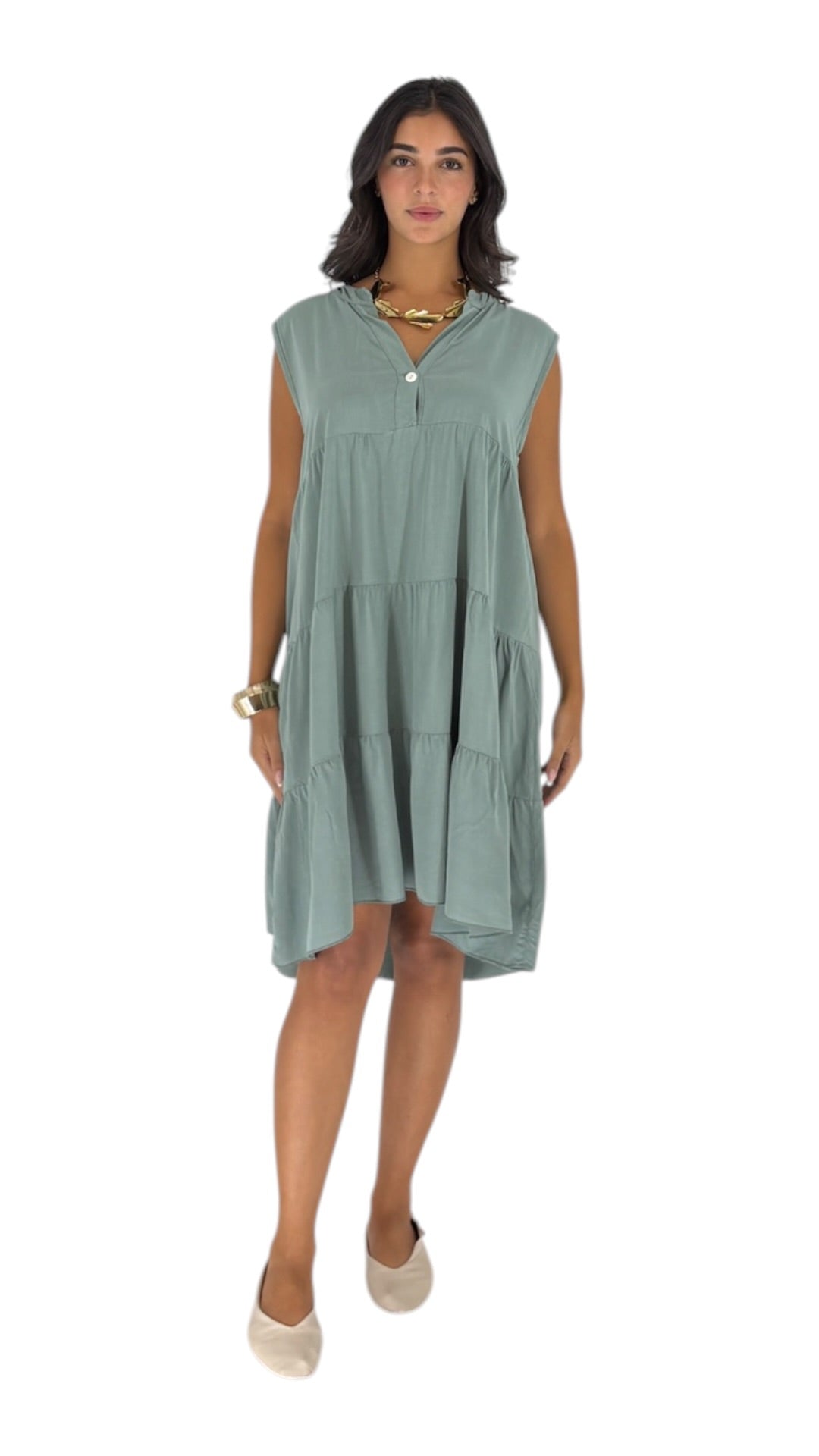 Shoq Kaki Dress