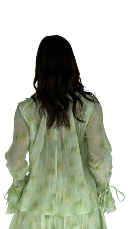 Hanen Green Blouse