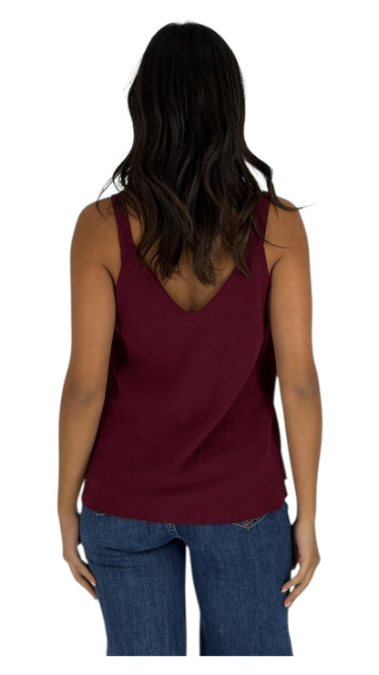 Bana Maroon Top