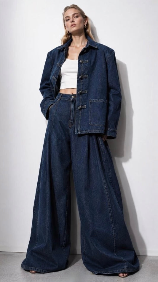 Linda Oversized Denim Set