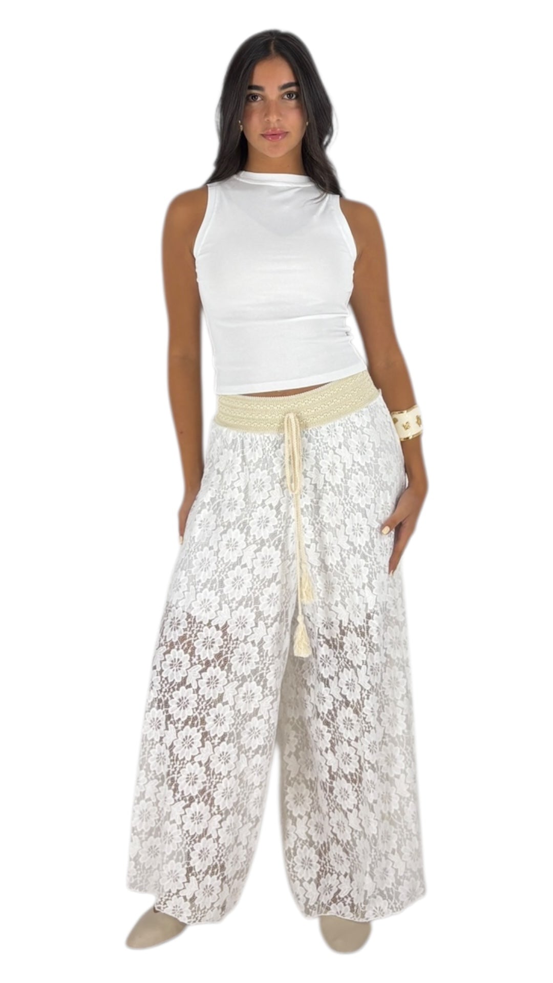 Noxton White Pants