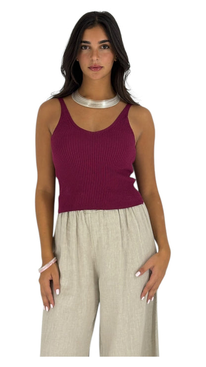 Lian Mauve Top
