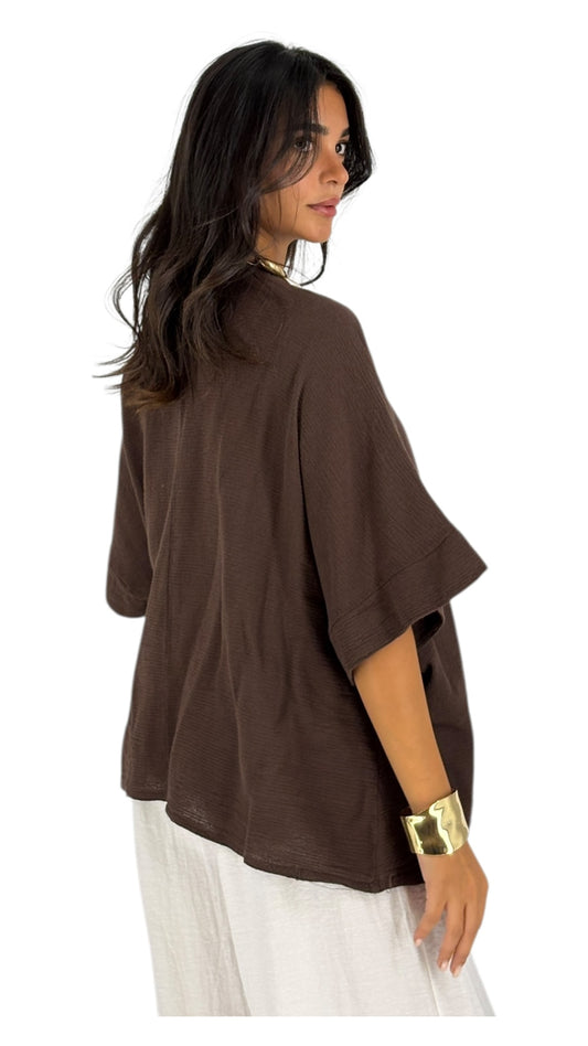 Deja Brown Cardigan