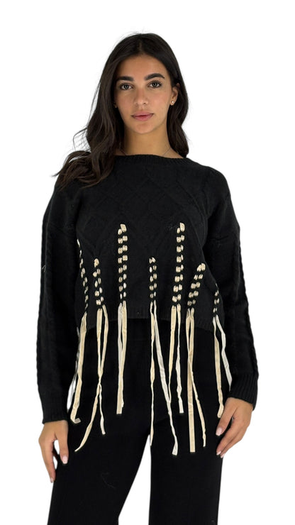 Sable Black Sweater