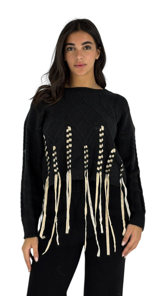 Sable Black Sweater