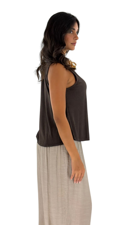 Pamila Brown Top