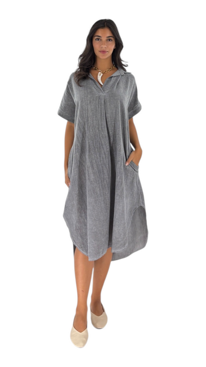 Nuha Grey Dress