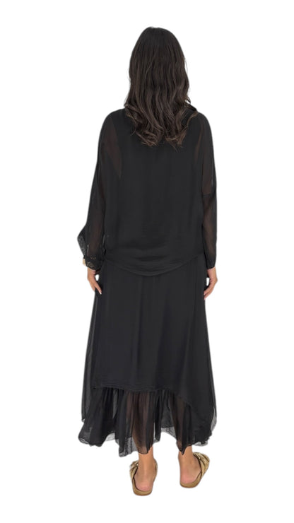 Mena Black Skirt