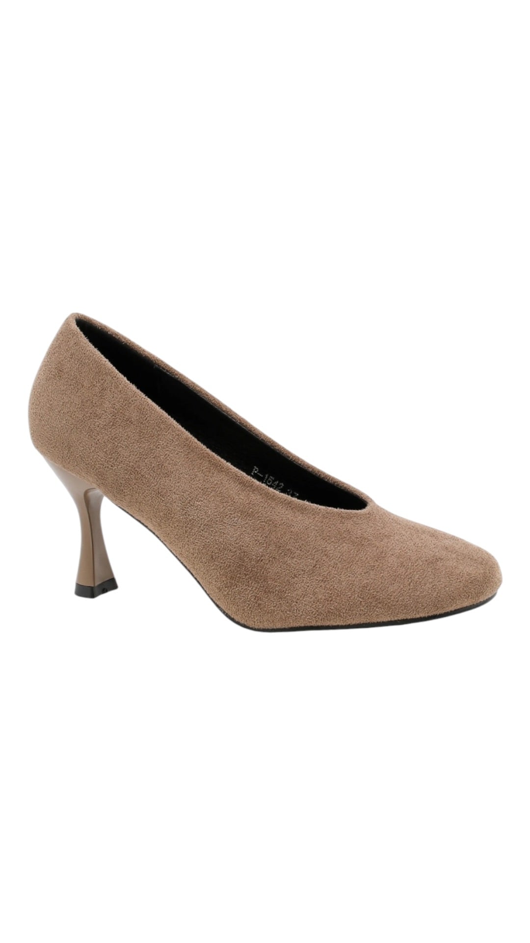 Faux Suede Stiletto Heels