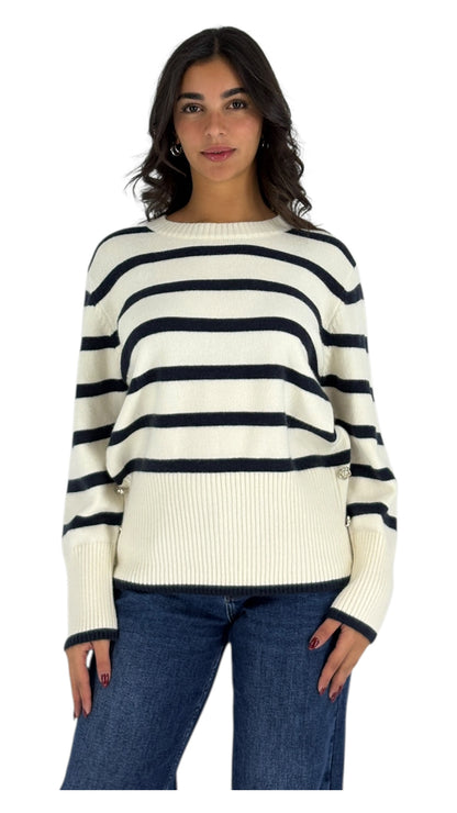Verity navy Sweater