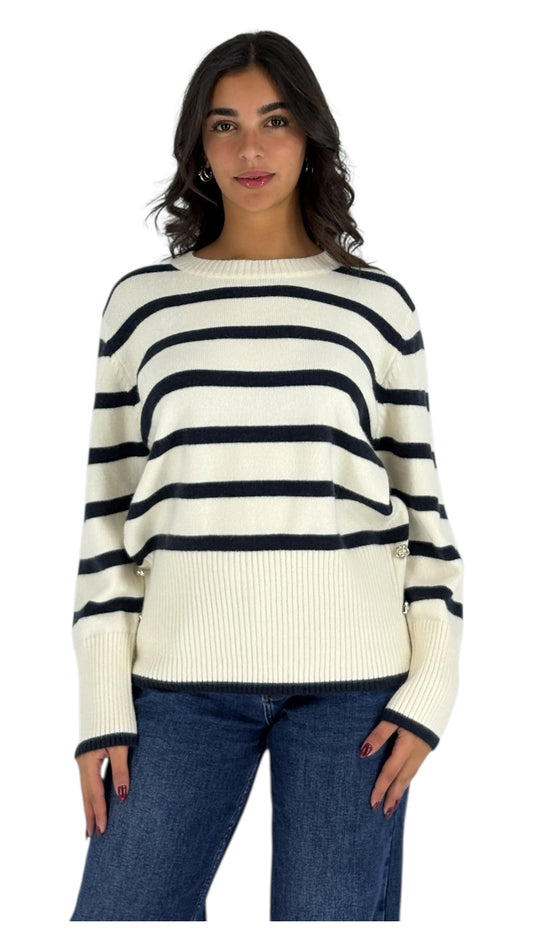Verity navy Sweater