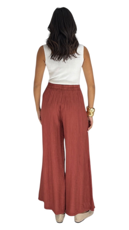 Cora Salmon Pants