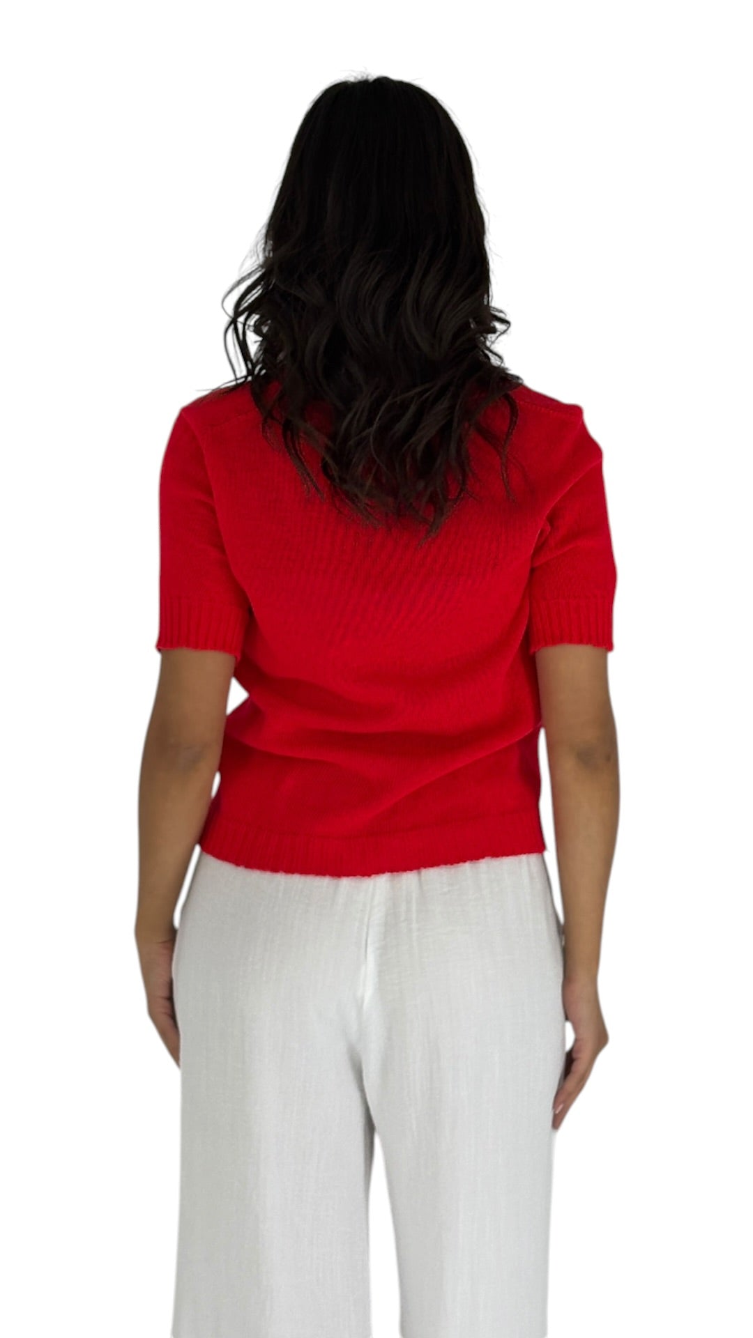 Lacy Red Top