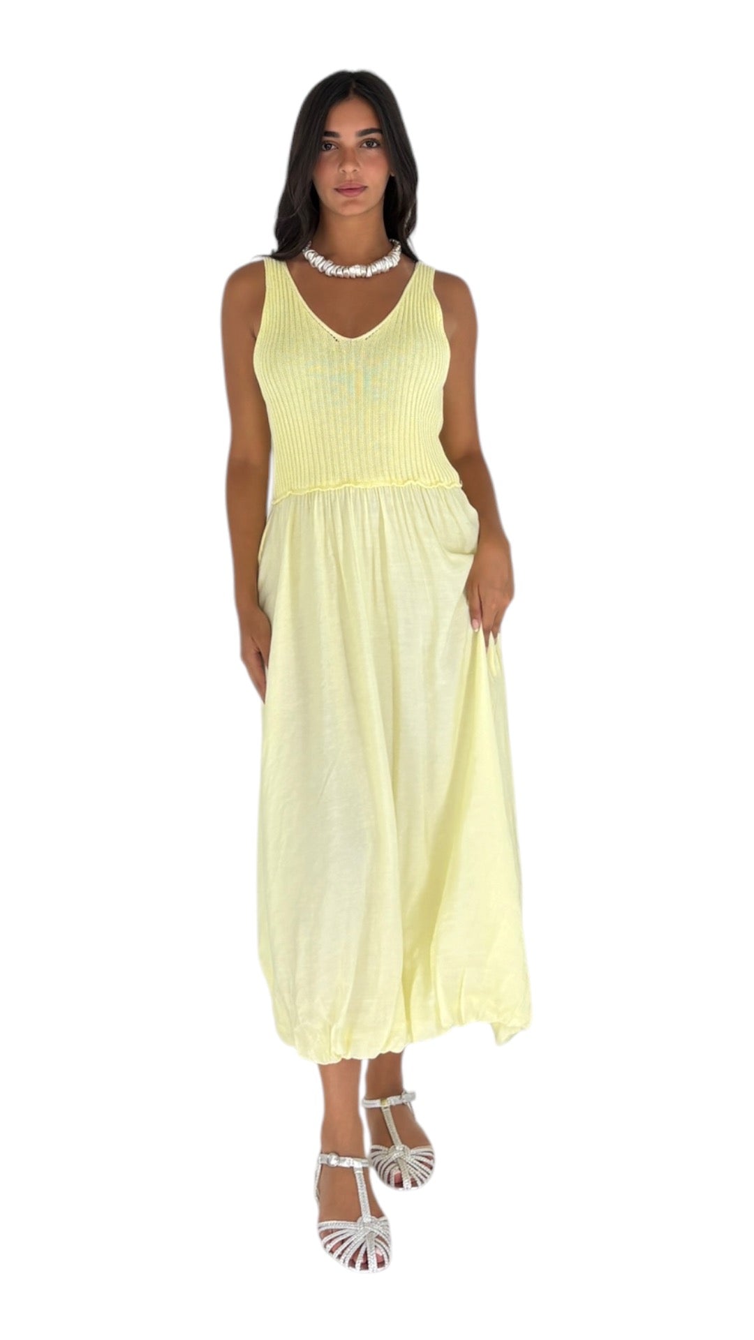 Hiba Yellow Dress