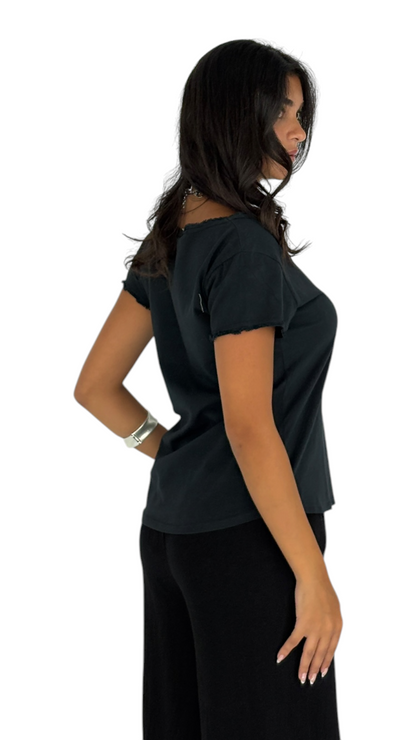 Shadia Black T-Shirt