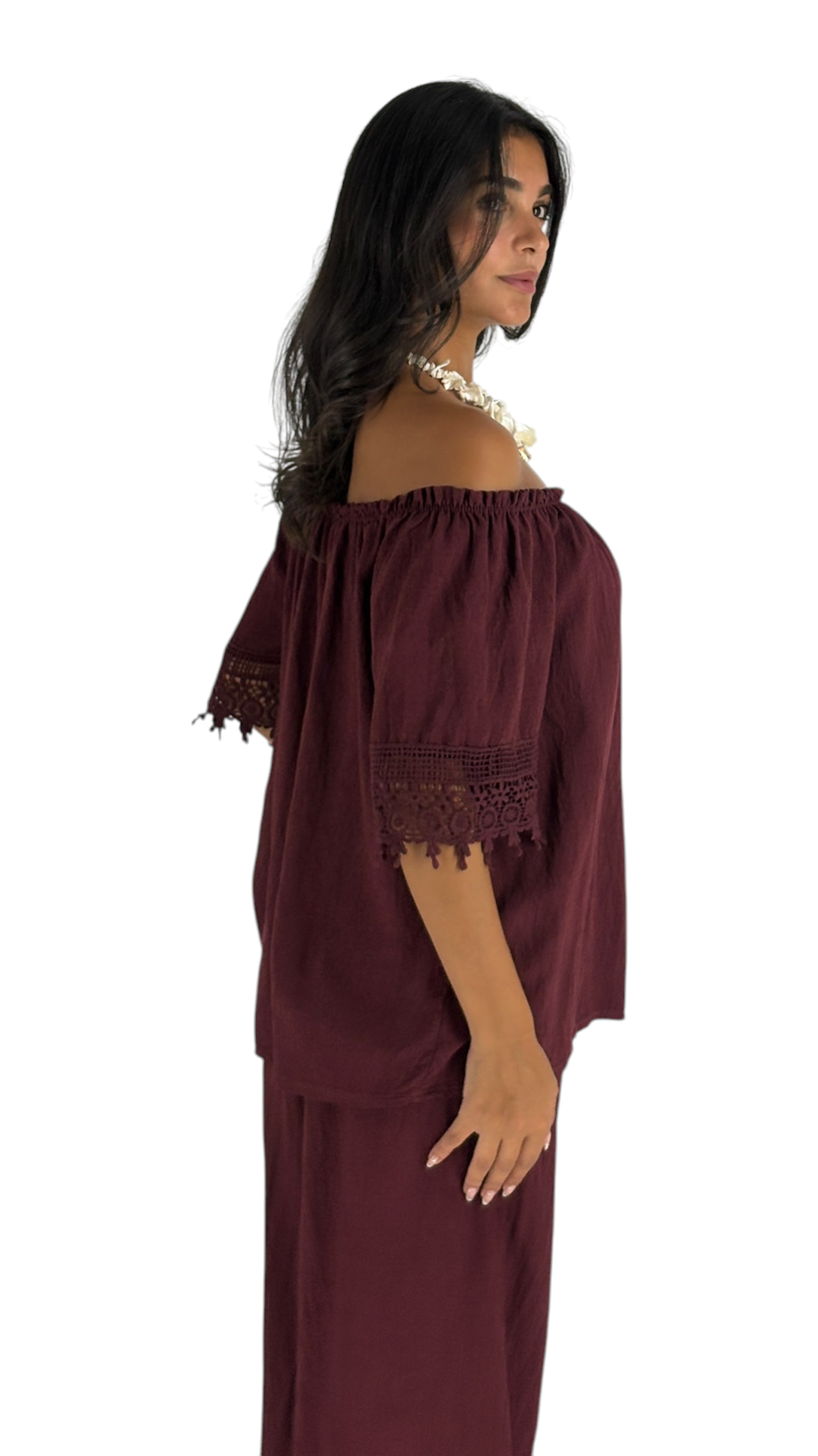 Liz Dark Cherry Top